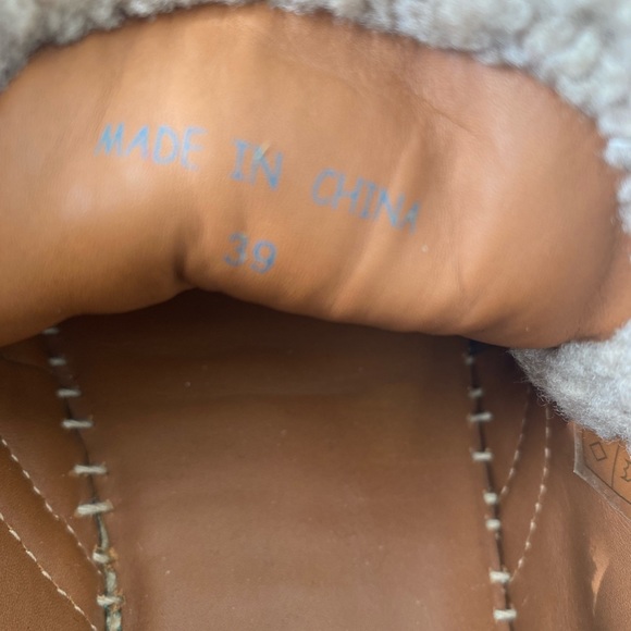 See by Chloe Brown Suede Shearling Platform Espadrille Sneaker - Picture 13 of 13